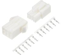10 Paire 4.5mm 6 Pin Blanc Plastique Mâle Femelle JST-SM Housing Crimp Terminal Connecteur