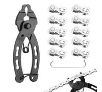 10 Paire Chaine de Velo, 6/7/8 Chaine Velo,Derive Chaine Velo,maillon Rapide,maillon Rapide Chaine Velo,Durable et Compatible avec Différents Types de Bicyclette
