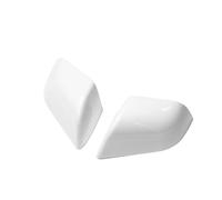 10 paire de coques de rétroviseurs latéraux de voiture en fibre de carbone pour Tesla Model 3 Model Y (couleur : blanc)