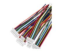 10 paires 1.0 1.25 1.5 2.0 2.54 SH/JST/ZH/PH/XH 1.0MM 1.25MM 1.5MM 2.0MM 2.54MM connecteur femelle avec fil 2/3/4/5/6/7/8/P broche(SH1.0MM,LENGTH 10CM_8P)