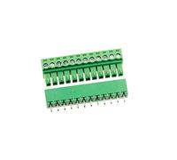 10 paires 15EDGK3.81 KF2EDG Pas de 3,81 mm Bornier à visser Connecteur mâle femelle (aiguilles droites, 12P)