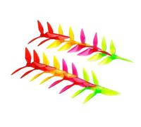 10 Paires 5x5.1x3 Pouces 3 hélices pour Drones RC FPV Racer 4-6 Pouces, Ensemble de Remplacement avec Trou de Montage de 5mm(Pink)