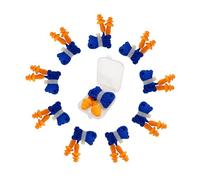 10 Paires Bouchon d'oreille en Silicone, Bouchons Doreilles Anti Bruit pour Dormir, Bouchons d'oreilles étanches, Réutilisables Bouchon Oreille Antibruit, pour Dormir, La Natation, Le Travail