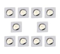 10 Paires Boutons-pression Magnétiques Ronds 19mm, et Réparation | Plastique et Métal, Deux Pièces par Ensemble, Surface Lisse, pour Artisans et Retouches de Vêtements
