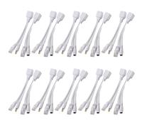 10 Paires Caméra de Sécurité IP POE Câble RJ45 Power over Ethernet Adaptateur Injecteur et Répartiteur DC 12 V à utiliser avec le commutateur POE 16,5 CM