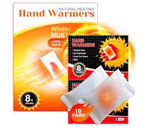 10 Paires Chauffe Mains, Chaufferettes Mains, Chaleur Constante, Autochauffante, Léger Et Portable, Emploi i Ideal pour Activites Plein Air et Gants, Mains Et Pieds Au Chaud