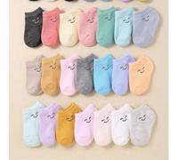 10 paires de chaussettes de cheville unisexes pour bébés, chaussettes mignonnes pour tout-petits, confortables et douces, convenant aux bébés garçons et filles. 10 paires aléatoires-1-2Y,10 paires alé