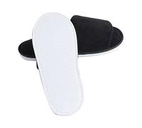 10 Paires de Chaussons de Spa jetables Respirants à Bout Ouvert, Doux Confortables, adaptés aux Hommes aux Femmes. Loisirs, Vacances (Couleur : Beige, Taille : 11 x 4,3 Pouces)