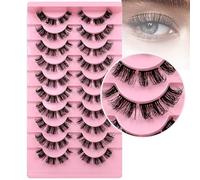 10 Paires De Cils Russes Segmentés (7-18 Mm) - Le Bas Est étroitement Lié Et Pas Facile à Desserrer, Cils Russes Segmentés D Curl 3D,A