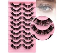 10 Paires De Cils Russes Segmentés (7-18 Mm) - Le Bas Est étroitement Lié Et Pas Facile à Desserrer, Cils Russes Segmentés D Curl 3D,E