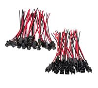 10 paires de connecteurs JST SM à 2 broches mâles et femelles pour LED-Downlights et plafonniers