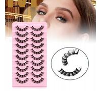 10 Paires De Faux Cils Russes Dd Url Professionnels Durables C
