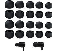 10 Paires D'Embouts (Noir) En Silicone Compatible Avec Écouteurs Compatible Avec Sony Phillips Sennheiser Plantronics Skullcandy[CAS6210785]
