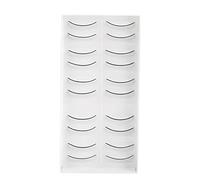 10 Paires faux cils, Cils pratiques Faux Cils pour Extension de Cils Formation de Greffage Maquillage pour les Yeux