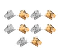 10 Paires Fermoirs Magnétiques Ronds en Fer et Paquet | Fermeture Fiable, Pose sans Couture, Usage en Faible Lumière, pour Valises, Jupes et Créations Artisanales