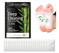 10 Paires Patch Pieds, Patchs de Détox pour Pieds, Deep Cleansing Patch Pieds, Detox Foot Patches, Foot Patches, Soulager le Stress, Favorise la Circulation Sanguine