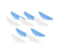 10 Paires Patchs pour Permanente de Cils en Silicone, 5 Tailles