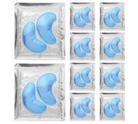 10 Paires Patchs Yeux au Collagène Hydratants, Effet Lissant | Design Pailleté, Soin Visage à Domicile, Contour Yeux, pour Matins Pressés et Nuits Tardives