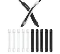 10 Paires Protege Branche Lunette, Couvre-temples en Silicone, Crochet D'oreille en Silicone Pour Antidérapant Lunettes, Cache-oreilles en Silicone Pour Lunettes