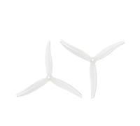 10 Paires SL 5130 5 Pouces 3 hélices Freestyle Grande poussée FPV Multirotor Compatible avec Les Avions RC pièces de Bricolage(2mm Hole Milk White)