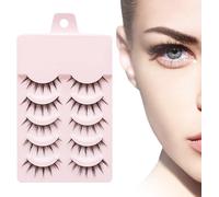 10 Pairs Natural False Eyelashes,Natural Makeup,Soft Curly False Eyelashes