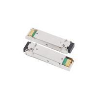 10 Pairs Single Mode Single Fiber LC SFP Fiber Optic Module 1.25G Gigabit 1310/1550nm A+B for Cisco Mikrotik Ethernet Switch(20KM)