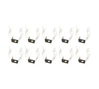 10 paquets de 10 paquets de liaison U T8 avec revêtement renforcé pour installation de tubes LED sûrs, conception sans spécialisation, clip montage tube sûr