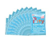 10 Paquets De 10ml De Liquide À Bulles Concentré Pour Machine À Bulles, Pistolet À Bulles D'Eau Non Toxique, Accessoires De Souffleur