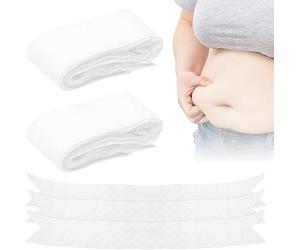 10 Paquets Doublures Abdominales pour Éruptions Cutanées Doublure Anti-Transpiration sous Ventre Grande Taille Coussin d'Estomac Bande de Ventre pour Femme Homme XXL