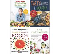 10 par jour en toute simplicité [Couverture rigide], savoureux et sains, pouvoirs de guérison cachés, ensemble de collection de 4 livres Healthy Medic Food for Life