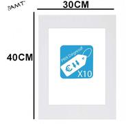 10 Passe-Partout - Blanc - 30x40cm - Photo 20x30cm - Pour Cadre - Encadrement