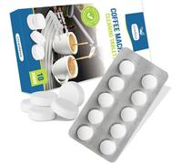 10 Pastilles De Nettoyage Détartrant Pour Jura,Krups,Melitta,Delonghi,Ect Machines À Café Automatiques Et Cafetières-Nettoyant