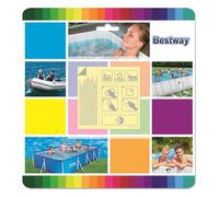 10 patchs de réparation pour liner de piscine waterproof Bestway
