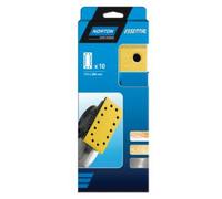 10 PATINS 10 TROUS VELCRO 115X230MM GR60 - NORTON CLIPPER - 77696089217