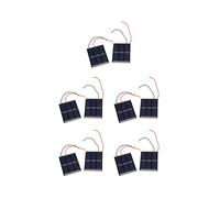 10 Pcs 1.5V 400Ma 80X60Mm Micro- Cellules Solaires de Puissance pour Panneaux Solaires - Projets de Bricolage - Jouets - Chargeur de Batterie