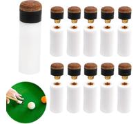10 Pcs 10mm Pool Cue End Caps Billiard Cue Tip Hard Screw Tips With Ferrules For Pool Cue Durable Billiard Accessories For Improved Game Control