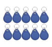 10 PCS 125kHz RFID Key Fob ID Card Token Tag Réinscriptible Distance D'induction 2-10cm pour le Contrôle D'accès Temps de Présence Parkings Gestion du Personnel