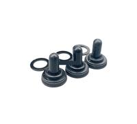 10 Pcs 12mm Switch Cap 15A 250VAC / 20A 125VAC E-TEN Rubber Cap Miniature Toggle Switches NWPNLXEA