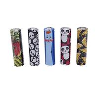 10 PCS 18650 Pré-coupé Batterie Sleeves Wraps, Couverture protectrice, Gaines thermorétractable PVC Tubes 100% Authentique Pre Cut 18650 Battery Shrink Film Cover 5 Styles Replacement Cover Skin