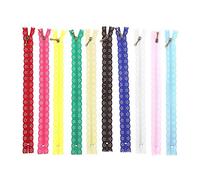 10 Pcs 25 cm Nylon Dentelle Fermetures À Glissière En Soie Forme Dentelle Fermé Fermetures À Glissière Fermetures À Glissière Dentelle Nylon # 3 Nylon Fermeture Éclair pour Couture Artisanat De Coutur