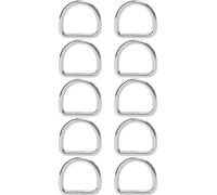 10 PCs 316 acier inoxydable D anneau sans soudure matériel de soudage boucle Surfboard Kayak accessoires 6mm 45x37x6mm/1.8x1.5x0.2in