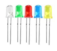 10 pcs 5mm Multicolore Dynamique Clignotant Rapide LED Diode Lumières Éclairage Lumineux Ampoule Lampes Composants Électroniques Filcker Diodes Électroluminescentes 3-3.2 V