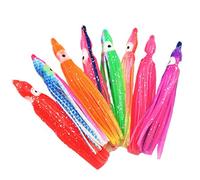 10 pcs 6 cm en PVC Luminous Squid souple Appât Octopus Squid Corps lumineux Leurres phosphorescent en