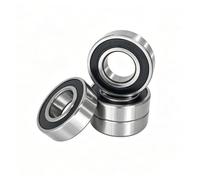 10 Pcs 6205RS Roulements Billes 25x52x15mm Avec Double Joint En Caoutchouc | Pré-lubrificatio Chrome pour Machines et Outils jouets électriques et outils