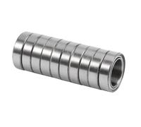 10 pcs 6700zz Section Mince roulement à Billes à Double Blindage roulements à Gorge Profonde en Acier Miniatures roulements à paroi Mince pour des restrictions d'espace strictes 10 * 15 * 4 mm