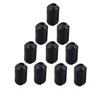 10 pcs 7 mm Diamètre intérieur à anneau de ferrite Core anti-interférences haute fréquence filtre RFI EMI Noise Suppressor Clip de câble Noir