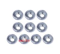 10 pcs 8 mm Remplacement des écrous de Barre en métal compatibles avec la tronçonneuse