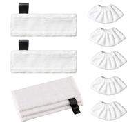 10 Pcs Accessoires pour Karcher Nettoyeur Vapeur SC2 SC3 SC4 SC5, Accessoires Set de Chiffons pour Nettoyeur Vapeur Kärcher Easyfix SC2 SC3 SC4 SC5 Bonnettes Microfibres Nettoyeurs à Vapeur