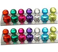 10 pcs Aimants De Réfrigérateur Tableau Blanc Punaises Magnétiques De Couleur Forte Néodyme Tableau D'affichage Quille Pin Beau Design