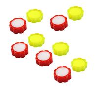 10 pcs argent comptant main dispositif humide comptage éponge doigt humidificateur humide main cire doigt hydratant comptage machine éponge humidificateur éponge piscine papier ustensiles plastique PP